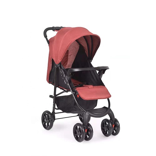 one hand folding stroller