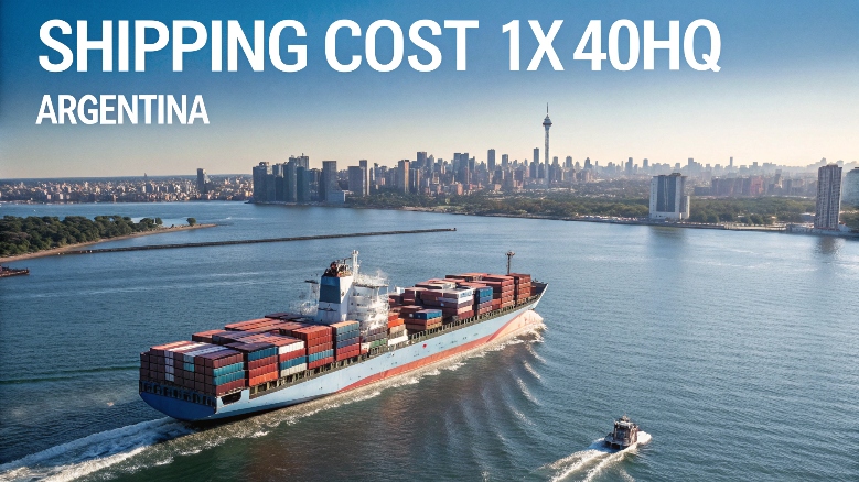 alt with keywords: Shipping cost 40HQ container China Argentina