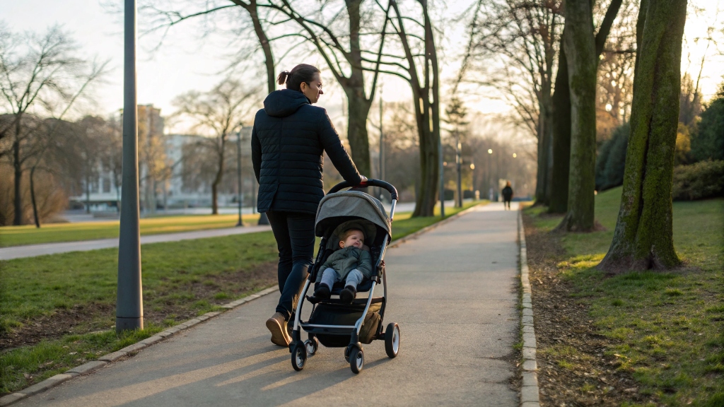 parent behavior stroller tipping risk