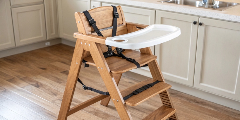 wooden high chair safety